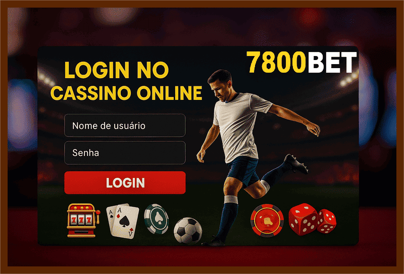 Figura 2 do login da 7800BET